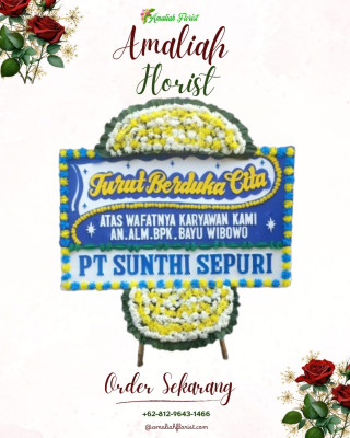 Papan Bunga Duka di Kalapanunggal